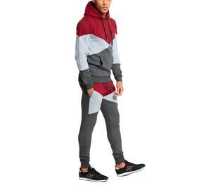 100% coton personnalisé Fitness survêtement pour hommes respirant en gros Jogging costumes hiver solide motif personnalisé tissu haut pantalon Logo - Product Image 1