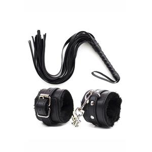 Set di accessori per maschere per gatti con mascherine in peluche nere con connessione incrociata