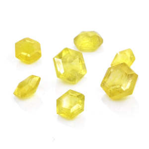 Saphir Jaune Naturel de Bangkok, Pierre Libre, Calibrée, Tailles Hexagonales, Taille Brillant, 3mm, 4mm, Taille Ovale, Taille Marquise, Taille Coussin, 8mm, Traité Thermiquement - Product Image 1