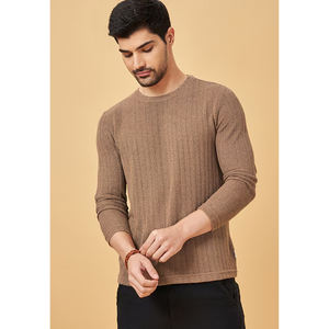 T-shirt surdimensionné en coton biologique tricoté de haute qualité pour hommes, doux, léger, respirant, écologique, décontracté pour tous les jours - Product Image 6