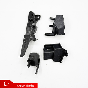 Kit de réparation de support de phare droit 260E69870R pour Renault Clio V Hatchback (BF), avant droit, 4 pièces, plastique POM - Product Image 1