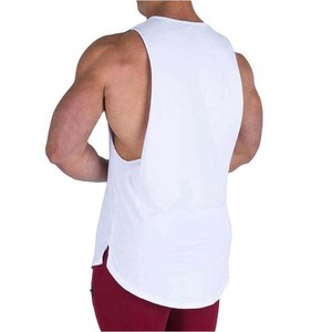 Camiseta sin Mangas para Hombre, Color Verde Oliva, Cuello Redondo, Tejido de Punto, Color Sólido, Transpirable, Estilo Casual, 100% Poliéster - Product Image 6