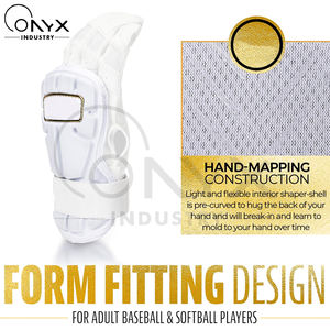 อุปกรณ์ป้องกันมือเบสบอลน้ำหนักเบา ทนต่อแรงกระแทก ระบายอากาศได้ดี ทนทาน พร้อมสายรัดปรับระดับได้เพื่อการสวมใส่ที่แนบสนิท - Product Image 6