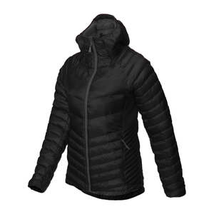Chaqueta Acolchada Ligera con Capucha para Mujer, Abrigo de Invierno para Exteriores, Ajuste Entallado, Chaqueta de Senderismo Aislada, Repelente al Agua - Product Image 4