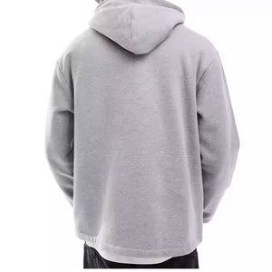 เสื้อฮู้ดดี้โอเวอร์ไซส์ ผ้าฝ้าย 100% สำหรับฤดูหนาว ระบายอากาศได้ดี เป็นมิตรกับสิ่งแวดล้อม สไตล์มินิมอล เนื้อผ้านุ่ม สวมใส่สบาย ทรงปกติ เหมาะสำหรับใส่ลำลอง - Product Image 2
