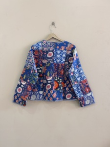 Boho New Street Style Cotton <b>Quilted</b> Jacket For Women - Product Image 6