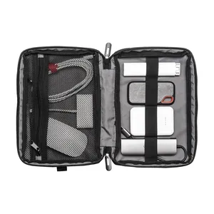 Organizer Tecnologico in R-PET Riciclato per Gestione Cavi e Accessori Ecosostenibili - Product Image 4