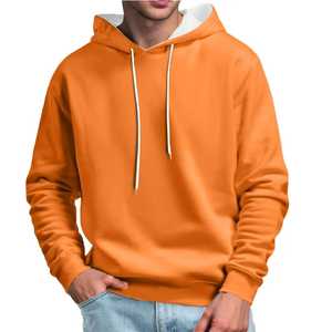 Sudadera con Capucha para Hombre, 100% Algodón, Felpa, con Bordado Personalizable, Impresión Serigrafiada, Transpirable, Diseño Otoñal - Product Image 2
