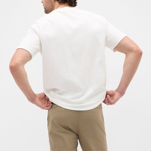 T-shirt da Uomo 100% Cotone 230g <span class=keywords><strong>di</strong></span> Alta Qualità, Oversize con Spalle Cadenti, Taglie Forti, Stampa Casual e Vestibilità Ampia - Product Image 2