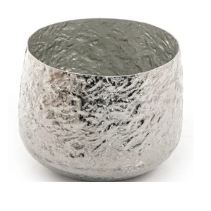 Vases en métal standard pour l'extérieur, jardin, finition plaquée or, vase à fleurs, décoration des coins des pièces, pot artisanal - Product Image 2