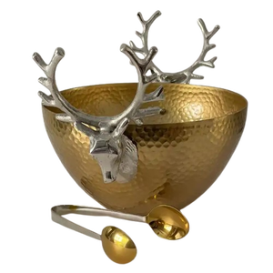 Design américain Métal Plaqué Argent Seau à Glace Panier de Forme Ronde Avec Poignée Fait Main Personnalisé - Product Image 5