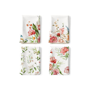 Venta directa de fábrica Toalla de cocina de golf Uso de cocina en el hogar Toallas de plato de algodón puro con logotipo personalizado - Product Image 5