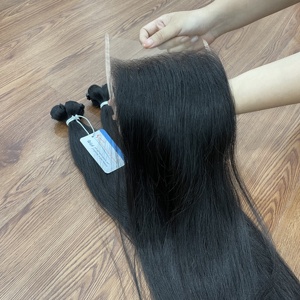 Tendance du moment : Extensions de cheveux humains vietnamiens de haute qualité, tissage naturel brut, double trame, prêtes à être expédiées - Product Image 1