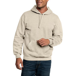 Sweats à capuche pour hommes 100% coton épais poids lourd français éponge pull à capuche personnalisé goutte épaule polaire sweats à capuche surdimensionnés hommes - Product Image 1