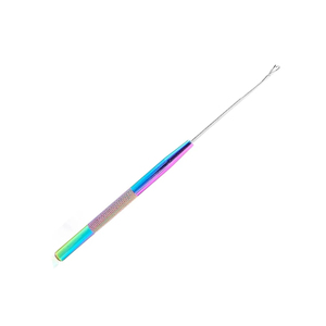 Kit d'outils professionnels pour extensions de cheveux, pinces métalliques, extracteur de perles, crochets de pose, finition arc-en-ciel - Product Image 5