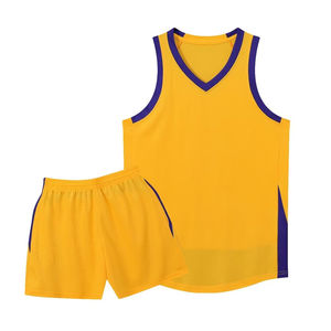 Uniforme de Baloncesto Personalizado de Alta Calidad para Hombre, Ropa Deportiva de Secado Rápido al por Mayor con Colores y Logotipos Personalizados, 100% Poliéster - Product Image 4