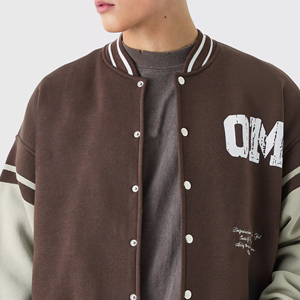 Vestes universitaires personnalisées de haute qualité pour hommes Letterman broderie saison d'hiver traitement direct du fabricant - Product Image 3