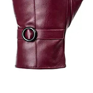 Guantes de cuero de moda de nuevo diseño para mujer, el mejor material suave y elegante, ropa cómoda, guantes de cuero para deportes al aire libre con dedos completos - Product Image 6