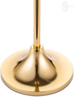 Porte-bougie en métal finition antique pour la décoration de la maison, design classique, support pour bougies piliers et bougies chauffe-plat, utilisation Ramadan, personnalisable