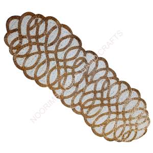 Home Decorative Embroidered <strong>Pattern</strong> Modern Handmade Beaded <strong>Table</strong> <strong>Runner</strong> for Dining <strong>Table</strong> Decor and Kitchen Accessories - Product Image 1