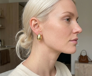 Boucles d'oreilles fines au meilleur design italien pour émerveiller votre bien-aimé lors d'une occasion spéciale - Product Image 3