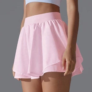 2025 jupe de tennis athlétique taille haute personnalisée avec tissu à séchage rapide et respirant couleur personnalisée - Product Image 5