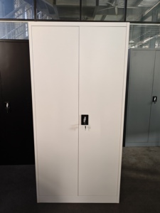 안전한 강철 서류 정리 캐비닛 로커 옷장 보관 옷장이있는 금속 보관 옷장 - Product Image 2