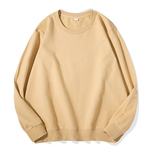 Luxe personnalisé 100% coton polaire sweat surdimensionné impression personnalisée hiver motif solide sweats pour hommes - Product Image 3