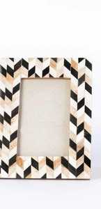 กรอบรูปไม้ฝังกระดูกสุดหรูพร้อมดอกไม้ประดับงานศิลปะอินเดียสำหรับเป็นของขวัญและของตกแต่งบ้าน - Product Image 6