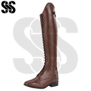 Comfortable New Trendy Durable Stylish <b>Leather</b> Horse Riding <b>Boots</b> Tall Equestrian <b>Boots</b> Footwear Stable Trail Shock-Absorbing - Product Image 5