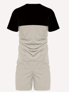 Conjunto de camisa con estampado 3D y pantalones cortos con cordón para hombre, ligero, ideal para salidas informales y actividades al aire libre - Product Image 6