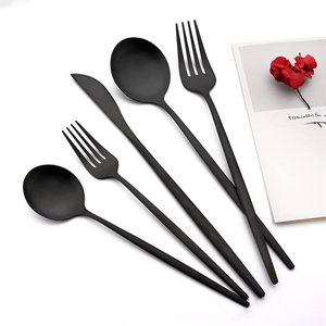 Cubiertos de metal para comedor de grado, cuchara para beber, vajilla para el hogar, mango largo, acero con espejo, productos de calidad increíbles - Product Image 2