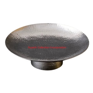 Wholesale Luxury Design Golden Cake <b>Stand</b> Metal Pedestal Dessert Table Display Tray For Wedding Party And Home Decoration - Product Image 6