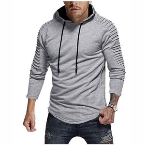 Sweat à capuche de luxe surdimensionné 350 g/m² pour hommes LOGO personnalisé épaule tombante impression de haute qualité pour automne Streetwear - Product Image 3