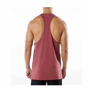 Débardeur décontracté pour hommes sur mesure pour l'été, mode de rue, tricoté sans manches, haut de gymnastique en plein air pour hommes entretenu par OEM - Product Image 6