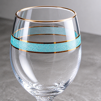Verres à cocktail rouges, gobelets en verre, écologiques, couleur personnalisée, luxe, verres à pied transparents