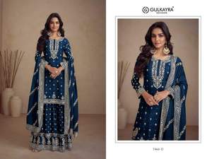 ชุดเดรสผ้าชินอนซัลวาร์ตัวจริงสไตล์ดีไซน์เนอร์ทันสมัยทันสมัยเป็นที่ต้องการสูง - Product Image 2