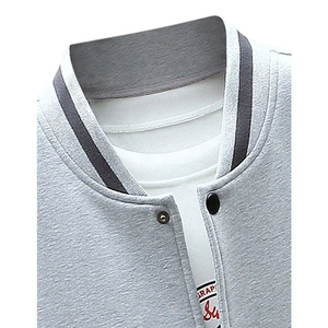 Best Price Letterman <b>Jackets</b> for <b>Men</b> Hot Selling Fashion Simple Plain Lightweight <b>Long</b> Lettermen Coats - Product Image 4
