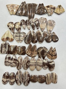 Piedras preciosas sueltas de jaspe de coco Natural de grado AAA +, ajuste de piedra de forma mixta personalizable, fabricación de joyas, lote al por mayor - Product Image 2