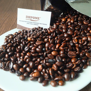 DHPone CF01 100% <b>Robusta</b> AA Grade Bold Roasted <b>Coffee</b> <b>Beans</b> From Gia Lai Vietnam 500g Zip Bag - Product Image 3