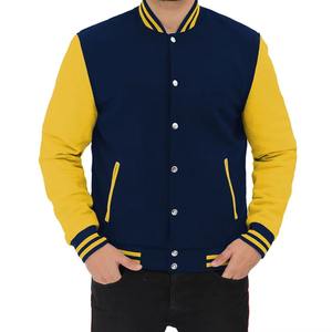 Veste en laine d'hiver de haute qualité pour homme, coupe-vent, chaude, style universitaire, baseball, varsity, avec broderie, polaire de rue - Product Image 3
