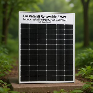 Panneau solaire monocristallin PERC à demi-cellules de 375 W pour Patanjali Renewable - Product Image 3