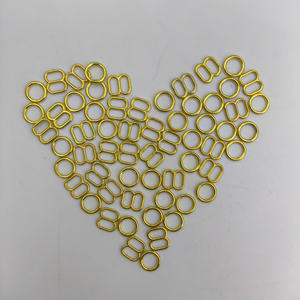 แหวนทองคำ8วงและโอริงพร้อมวัสดุโลหะปราศจากนิกเกิลสำหรับชุดชั้นในสุดหรูและแฟชั่น - Product Image 3