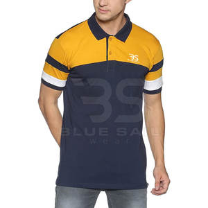 T-shirt polo en coton uni pour hommes avec logo personnalisé Option Polo décontracté d'été à coupe confortable T-shirt polo élégant pour hommes 100% coton - Product Image 1