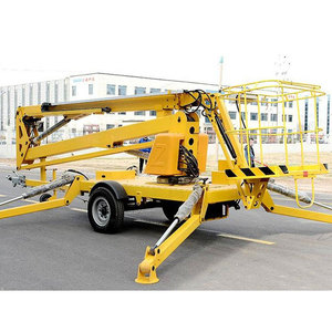 Plataforma Elevadora Articulada Electrohidráulica Montada en Remolque, Elevador Móvil para Personal, Precio - Product Image 2
