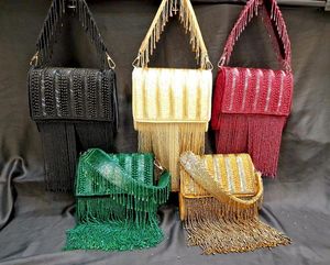 Style bohème broderie perle pochettes à main fantaisie Design doublure mariage soirée couleurs personnalisées en gros - Product Image 3