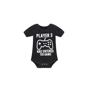 FBA Hot Selling Customizable Baby Half Sleeve Rompers 36 Months Winter Baby <b>Onesie</b> With Custom Packaging - Product Image 4