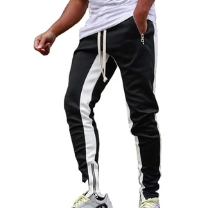 Pantalones de chándal para correr para hombre de alta calidad, bolsillos con cremallera bordados con cordón para correr, deportes activos, forro polar de Bangladesh - Product Image 5