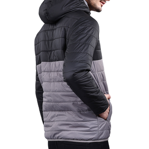 Chaqueta acolchada de alta calidad para hombre estilo formal de invierno con cierre de cremallera, chaqueta personalizada OEM para una calidez elegante - Product Image 5