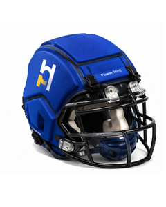 Royal Blue Color American Football Guardian Cap 2.0 with Custom Logo Lightweight Padded 7on7 Helmet <b>Cover</b> for Youth and Adult - Product Image 3